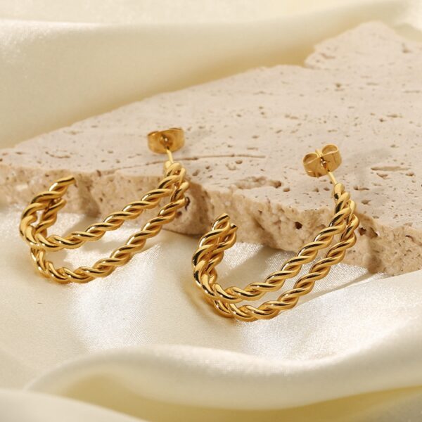 The Yolanda Hoop Earrings - Image 2