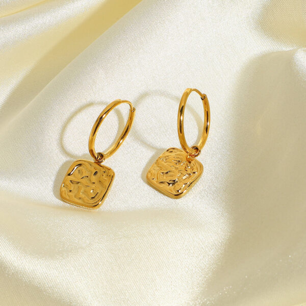 The Calia Dangling Hoop Earrings - Image 2