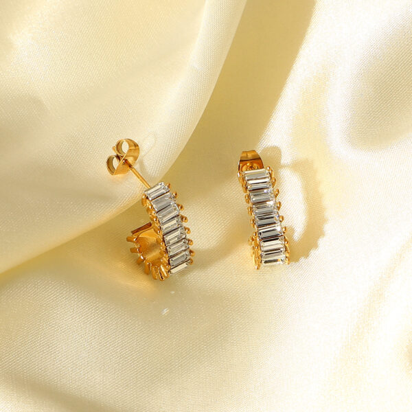 The Kadpul CZ Hoop Earrings