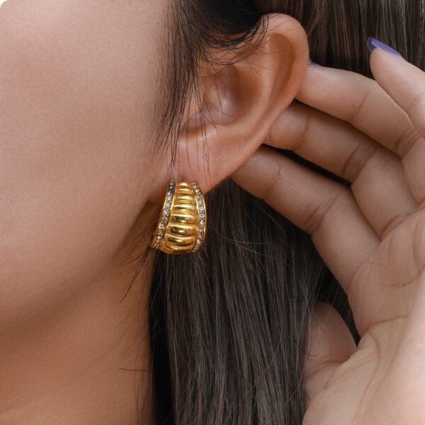 The Peony Hoop Earrings